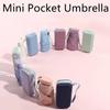 1pc Popular Multi-color Folding Portable Mini Pocket Umbrella, Six-fold Umbrella, Rainy And Sunny Dual-use Umbrella, High-quality Umbrella