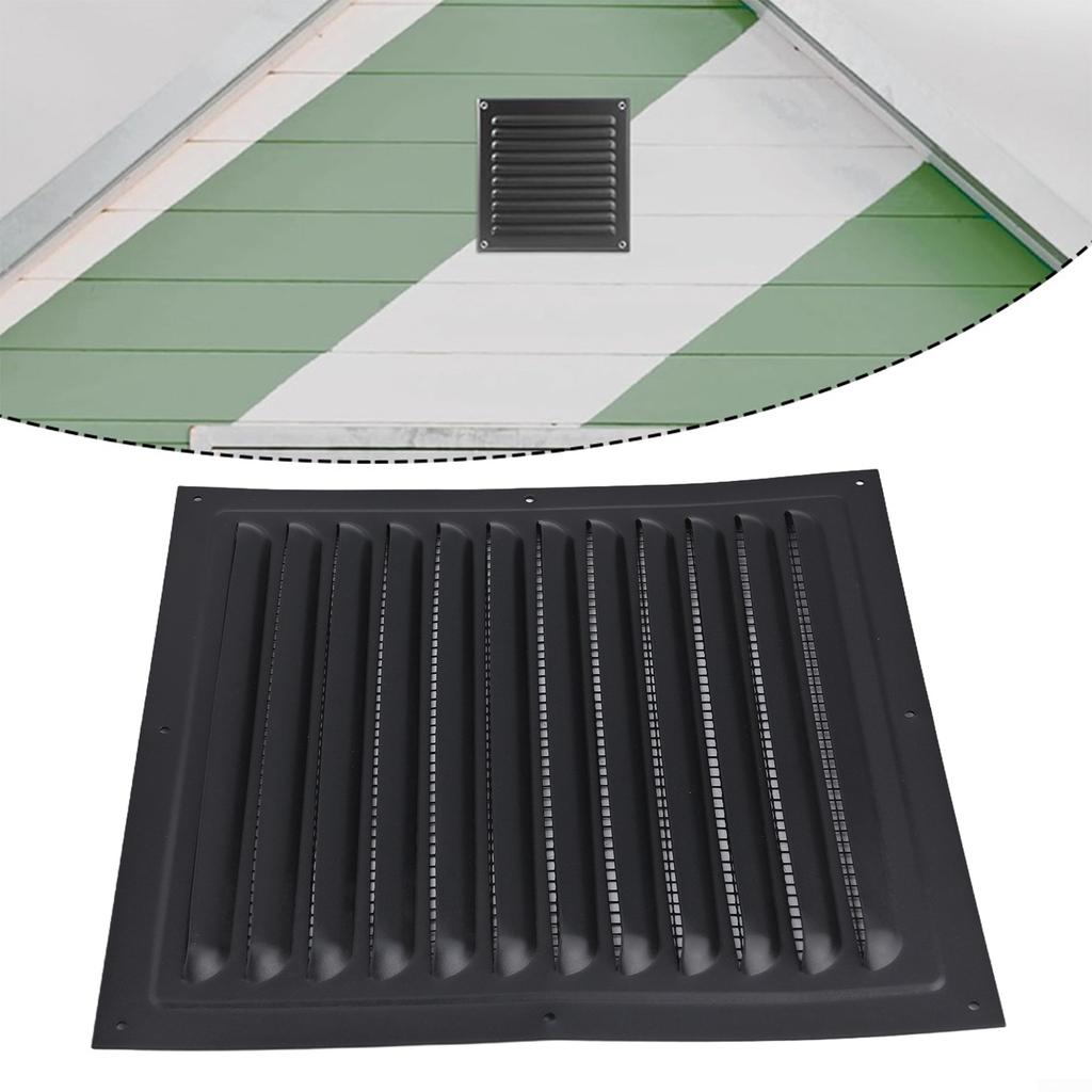 Ytterväggsgallerkåpa Metall gallerventilkåpa Fyrkantig ventil