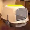 Extra-Large Enclosed Splash-Proof and Odor-Proof Cat Litter Box with Top Entry