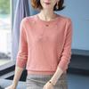 Autumn Winter Women Fashion Sweaters Fashion Knitwears Warm Long Sleeve O-neck Knit Pullovers Sweaters