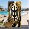 Belgium Football Print Beach Towel Quick Dry Super Absorbent Soft Bath Towel for Swimming Beach Travel Fan Souvenir Gift