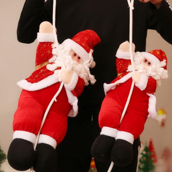 Xmas Parachute Snowman Santa Claus Ornament Christmas Tree Hanging Decoration