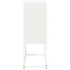 Credenza Alta Bianca 68,5 x 38,5 x 107 cm Acciaio