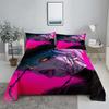 Villain boy K-Pop D-Demon Hunters 3D Printed Bed Sheet Set with Pillowcase Soft Bedding Kit for Home Decor