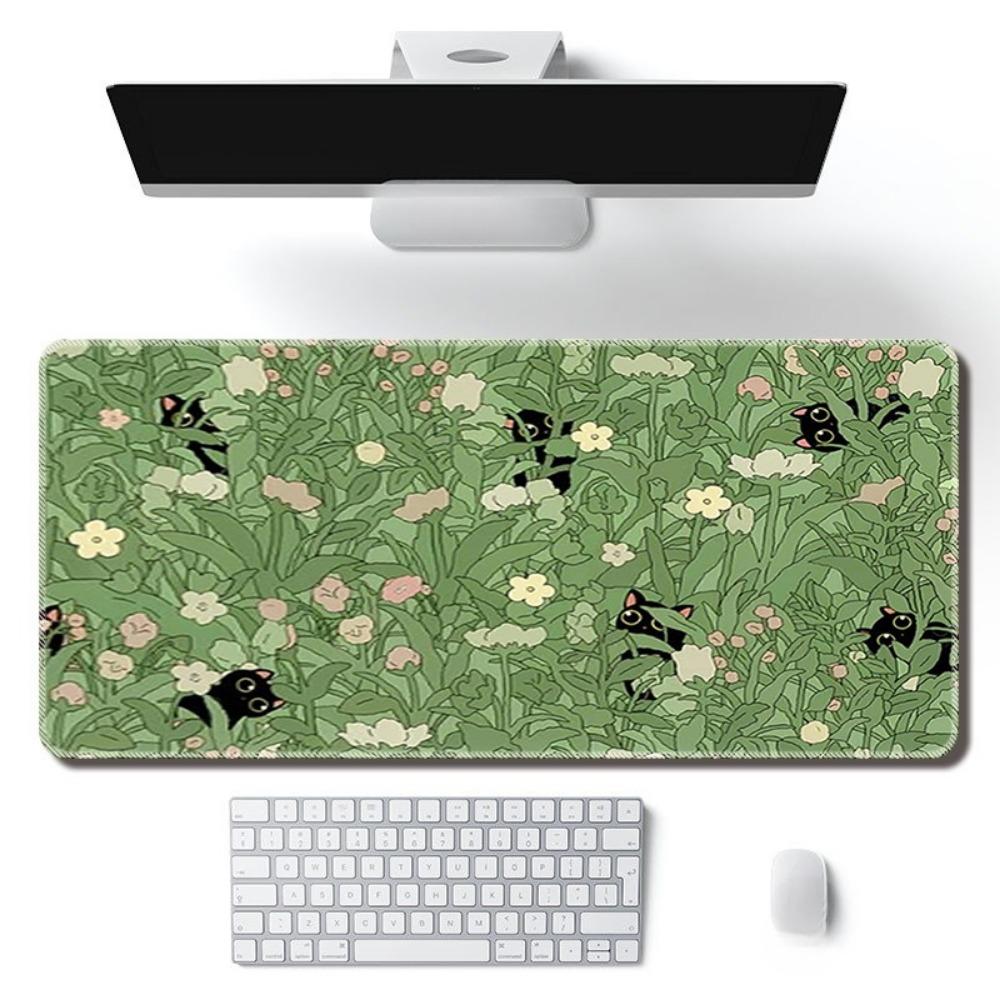 1 buc. mouse pad Gaming Pad pentru tastatură mare 31,5 x 11,8 inci Mouse Pad topografic alb-negru Mouse Pad pentru tastatură cu Anti-Sl