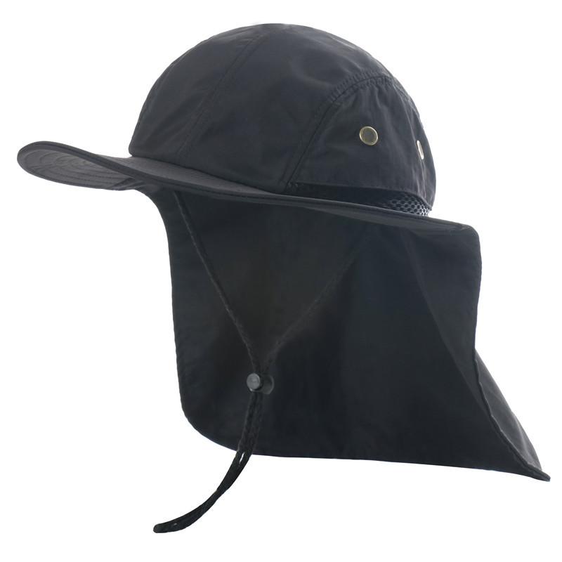 Men's and women's outdoor sunscreen caps, neck protectors, devil hats, waterproof shading, mosquito-proof and UV-proof bucket hats, shawls, outdoor