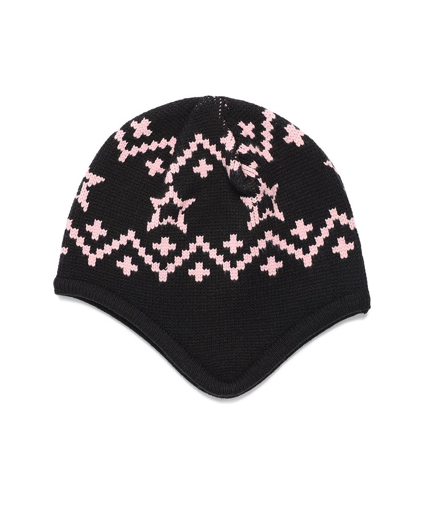 CAVISH Nordic Ear Flap Beanie Black(Cv2Efuab34A)