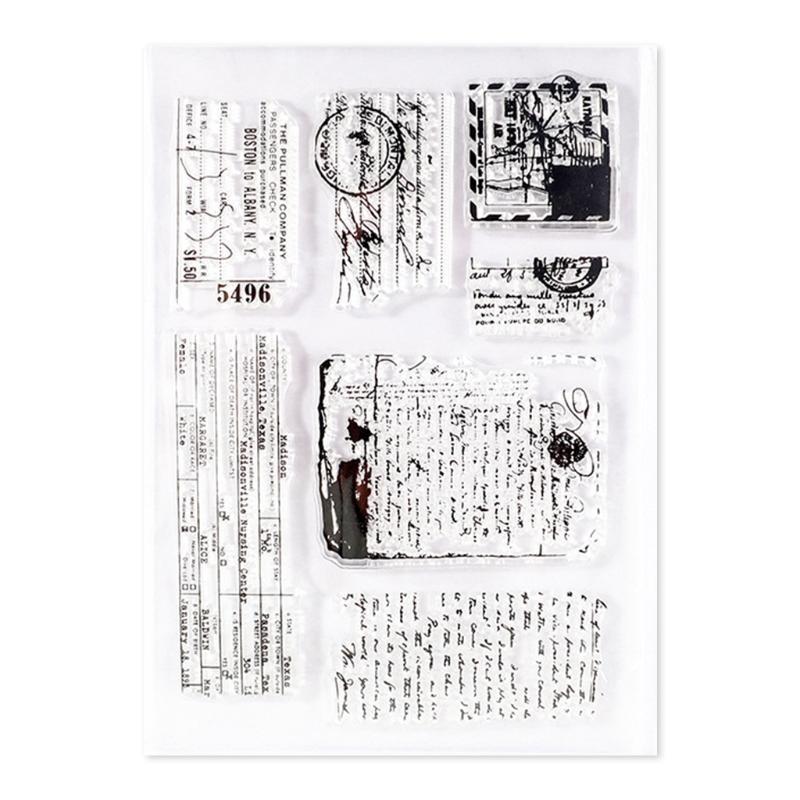 Blessing Transparent Silicone Stamps for DIY Scrapbooking Diary Embellishments