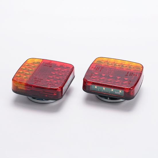 Magnetic Wireless Trailer Lights Kit High Lumens Super Bright IP67 Waterproof Rechargeable Car Rear Lights LED Tail Tow Lights