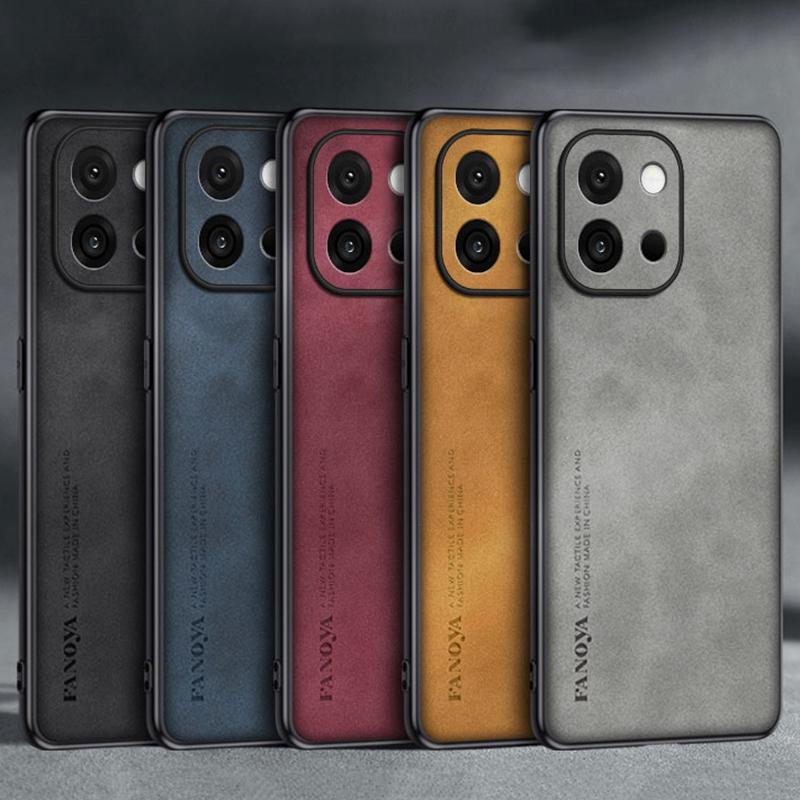 Für OnePlus 13T Hülle Luxus PU Leder Handyhülle Für One Plus 13T 5G Rückseite Matte Silikon Stoßfest Vollschutz Coque