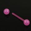 7Pcs Body Piercing Jewelry Luminous Glow Acrylic Tongue Rings Nose Barbell Bars