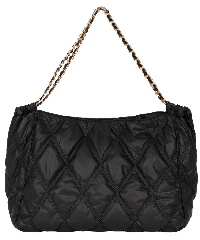 Cnvs Betty Boop Quilted Chain Shoulder Bag_Black