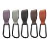 Convenient Baby Stroller Hooks Clips Stroller Accessories Aluminum Alloy Carabiner for Hanging Diaper Bags PU Leather
