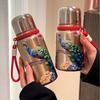 Vintage Insulated Stainless Steel Double-layer Vacuum Water Cup 600ml