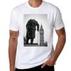 Churchills Walk To Big Ben T-Shirt T Shirt Man Casual T Shirt Custom Print T-Shirt