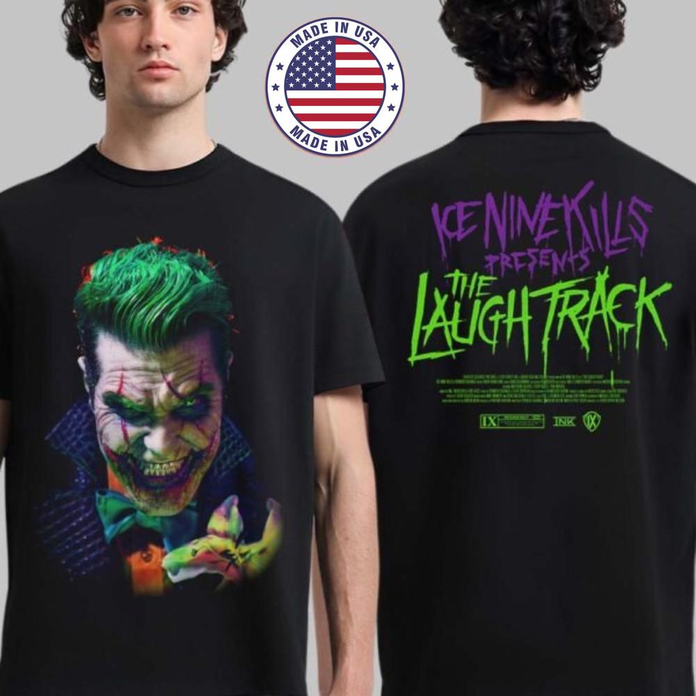 Ice Nine Kills La Risata Ballo Col Diavolo Faccia da Joker Maglietta Unisex Maglietta Unisex