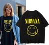 Classic Nirvana Band Retro Cotton TShirt Unisexs WOMEN Short Sleeve Summer Punk Style Color Casual Breathable TShirt