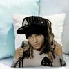 Tom Kaulitz Cushions Covers Double-sided Printing Sofa Sets Twin Bedding Ornamental Pillows for Living Room CushionZS,(3)