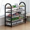 Elegant Multi-Level Metal Shoe Rack, Space-Saving and Economical Home Storage