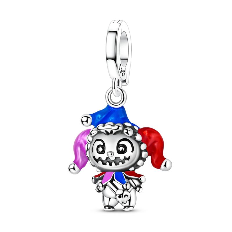 925 Silver Colorful Cat Tree Dragon Charm Beads DIY Bracelet Fit Magic Cube Jewelry Gift for Women Men