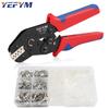 Crimping Tool Set Ratcheting Wire Crimper AWG 23-16 with 2.8/4.8/6.3mm Connector 330pcs