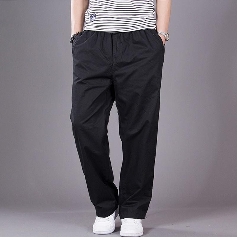 Men Cotton Cargo Al Pants   Trousers Long Loose Casual Outdoor
