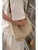 Sac tressé creux pour femme été nouveau sac en paille grande capacité épaule bandoulière vacances bord de mer sac de plage