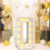 1PC 91.5cm Balloon Frame with Light 3D KT Board Filled Balloon Digital Model Suitable for Birthday Party Anniversary Decorations
