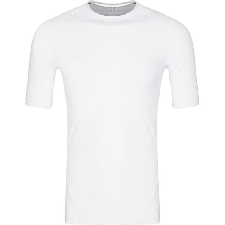 Adidas T Shirts Men's White Crew Neck Moderate DI0266