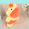 Water Pig Plush Doll Keyring With Short Pile Fabric For Birthday Gift And Bag Decoration