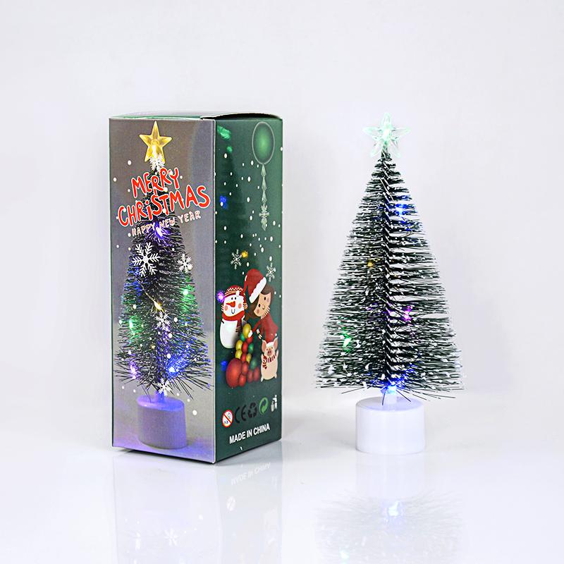 1/3 buc. Pom de Crăciun luminos Mini Ornamente de birou Decorație pentru casă de Crăciun Rechizite pentru cadouri pentru petrecerea de Anul Nou