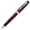 Pilot Custom Heritage SE Fountain Medium Nib Marble Red with Black 14K Gold Pen, (M), Tip, FKVH3MRMARM, Nib.