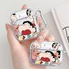 Case For Airpods Pro Pro2 1 Pro3 3 2 4 Clear Earphone Cases Cover Cartoon Crayons Shinchan