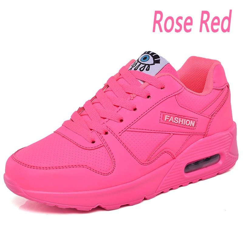 Women Casual Shoes Leather Platform Shoes Women Sneakers Ladies White Trainers Light Weight Shoes