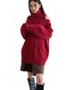 Vestito Rosso a Maglia Intrecciata Lavabile F [BIS] Sottospalla, Donna, BVE44140, (Taglia 60),