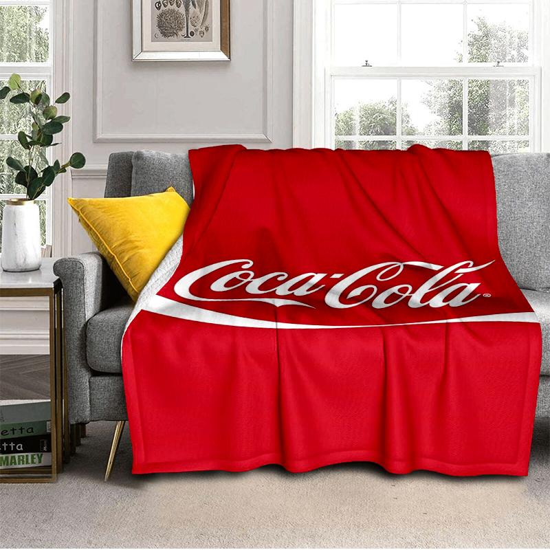 Coca Abstract Art Blanket Lightweight Ideal Bedding Blanket Perfect for Travel, Camping, Living Rooms, Offices, Sofas, Fan Christmas Gift