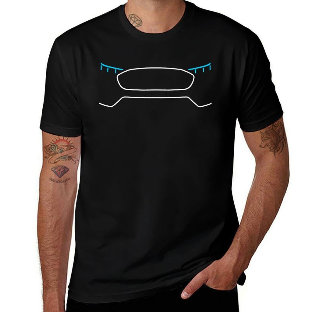 T-shirt Mach E t-shirts pour homme coupe slim t-shirt pour homme 100% coton t-shirts drôles humour noir T-shirt