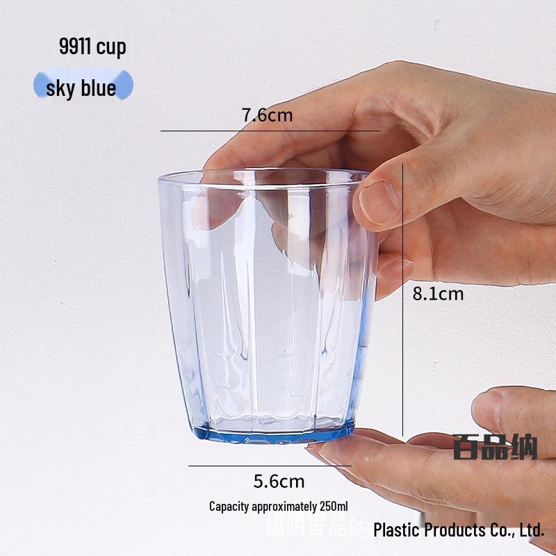 High-Temperature Resistant Acrylic Beverage Mug for Tea, Water, and More