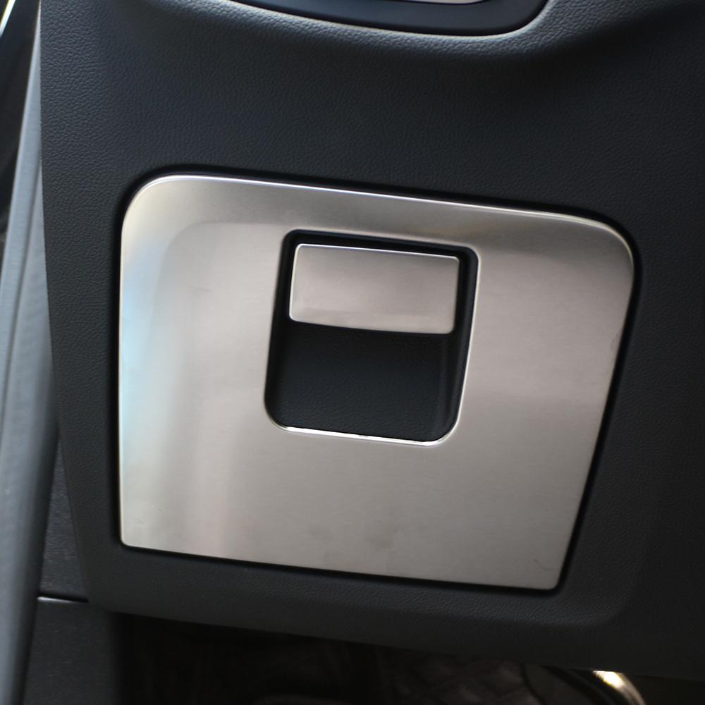 Car Driver Side Glove Box Handle Cover Trim for BMW X3 G01 X4 G02 2018-2022 LHD Storage Box Handle Steel Sticker Accessories