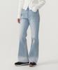COVERNAT WOMAN Semi-Bootcut Denim Pants Light Blue
