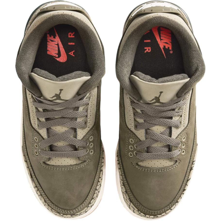 Jordan Air Jordan 3 Support Mid Top Children's Basketball Shoes Olive Green DM0967-202