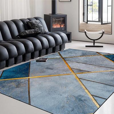 Modern Light Luxury Geometric Decor Carpet for Living Room Washable  Area Rug Home Decoration Mat Suitable for Bedroom Entrance