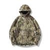 Spring and Autumn Waterproof Medium and Long Tooling Jacket Men's Camouflage Military Men's Outdoor Hooded Casual Jacket