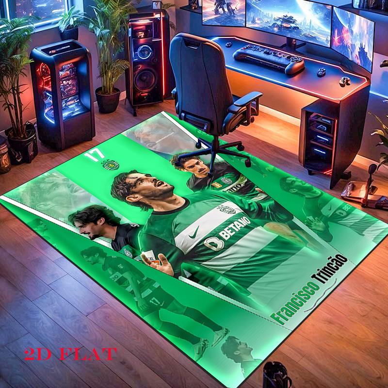 Sporting CP Carpet Rug for Living Room Bedroom Home Sofa Decoration,Kids Play Nonslip Floor Mat