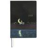 Hobonichi Techo 2025 HON English Edition, Designed by Hiroko Kubota / Crescent Moon Delivery [A5 Size / 1 Page Per Day / January / Monday Start]