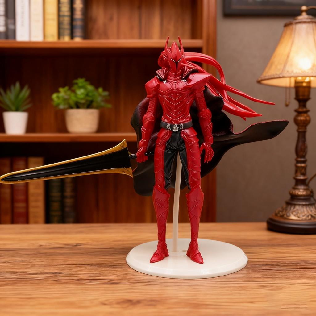17-21CM Solo Figures The Bloodred Knight Yggdrasil Beru Ant King Model Standing Pose Statue Lgris Action Figure Model Toys Present