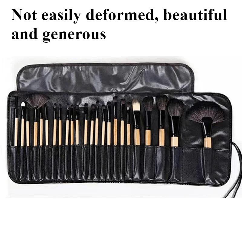 Gift Bag Of 24 Pcs Makeup Brush Sets Professional Cosmetics Brushes Eyebrow Powder Foundation Shadows Pinceaux Make Up Tools