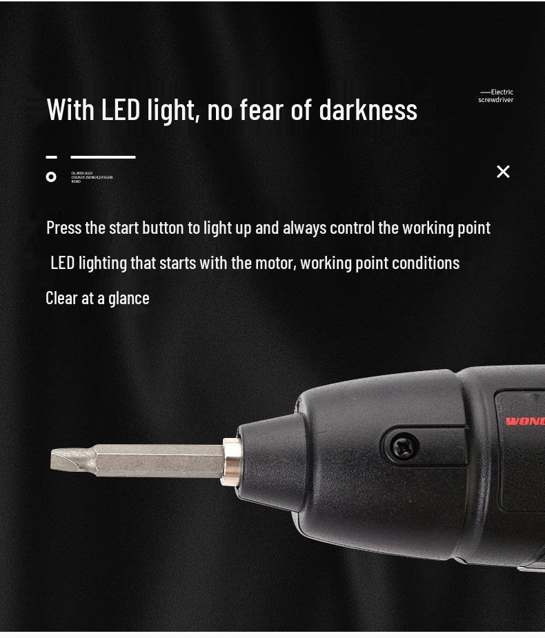Rechargeable Lithium Electric Impact Drill and Screwdriver with Multifunctional Handheld Design