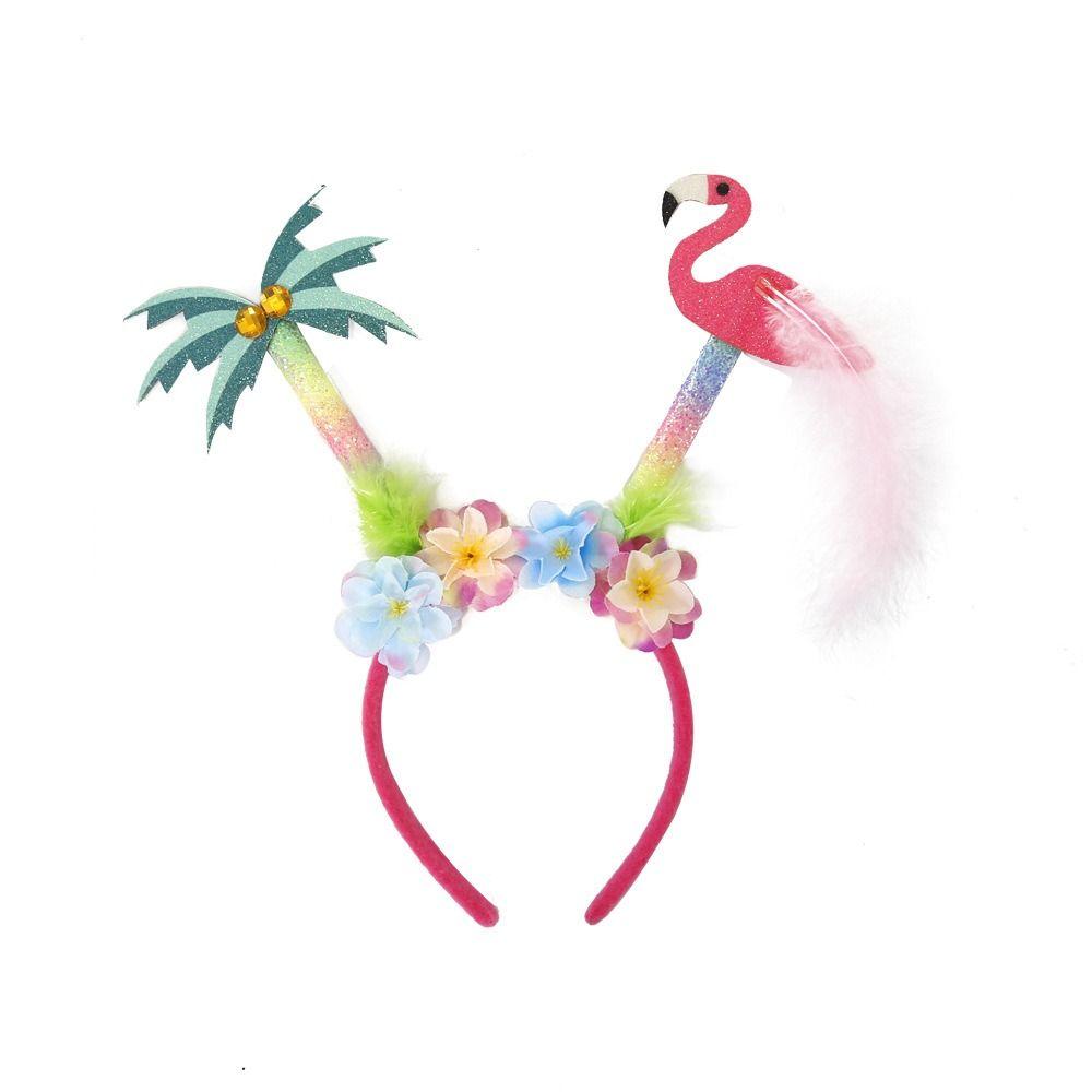 Pineapple Party Props Hairband Coconut Tree Funny Headwear Cute Hawaiian Party Headband  Holiday