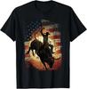 Rodeo Bull Rider Patriotic Cowboy Gift Unisex NEW Unisex T-Shirt